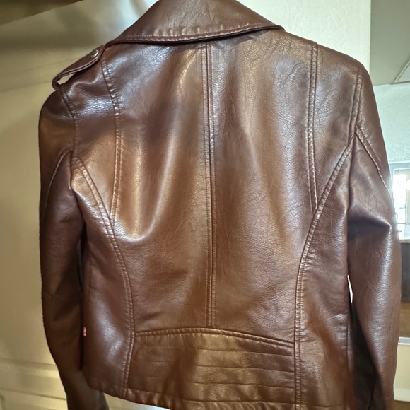 Brown Levi Strauss Moto Jacket - Picture 5 of 6